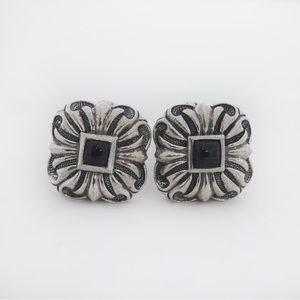 Scott Kay 925 Silver Onyx Square Cufflinks